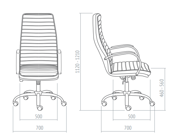 Medidas técnicas de Sillón Bastone