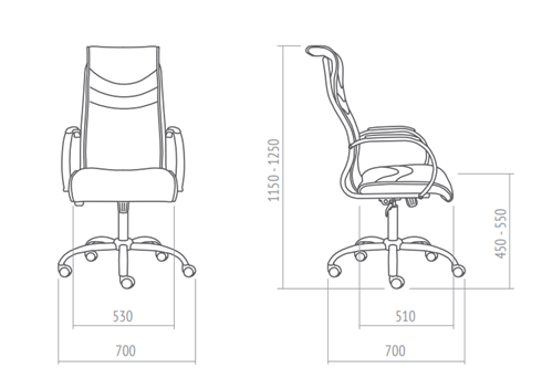 Medidas técnicas de Sillón Jazz